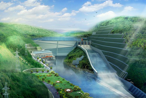 咸阳老挝南塔河1号水电站项目